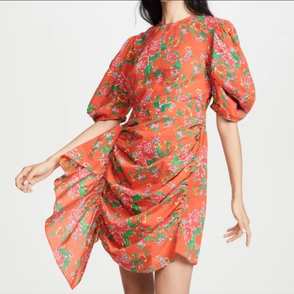 Rhode Pia puff sleeve dress